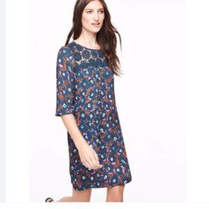 Boden Jessa Crochet Neckline Tunic Dress